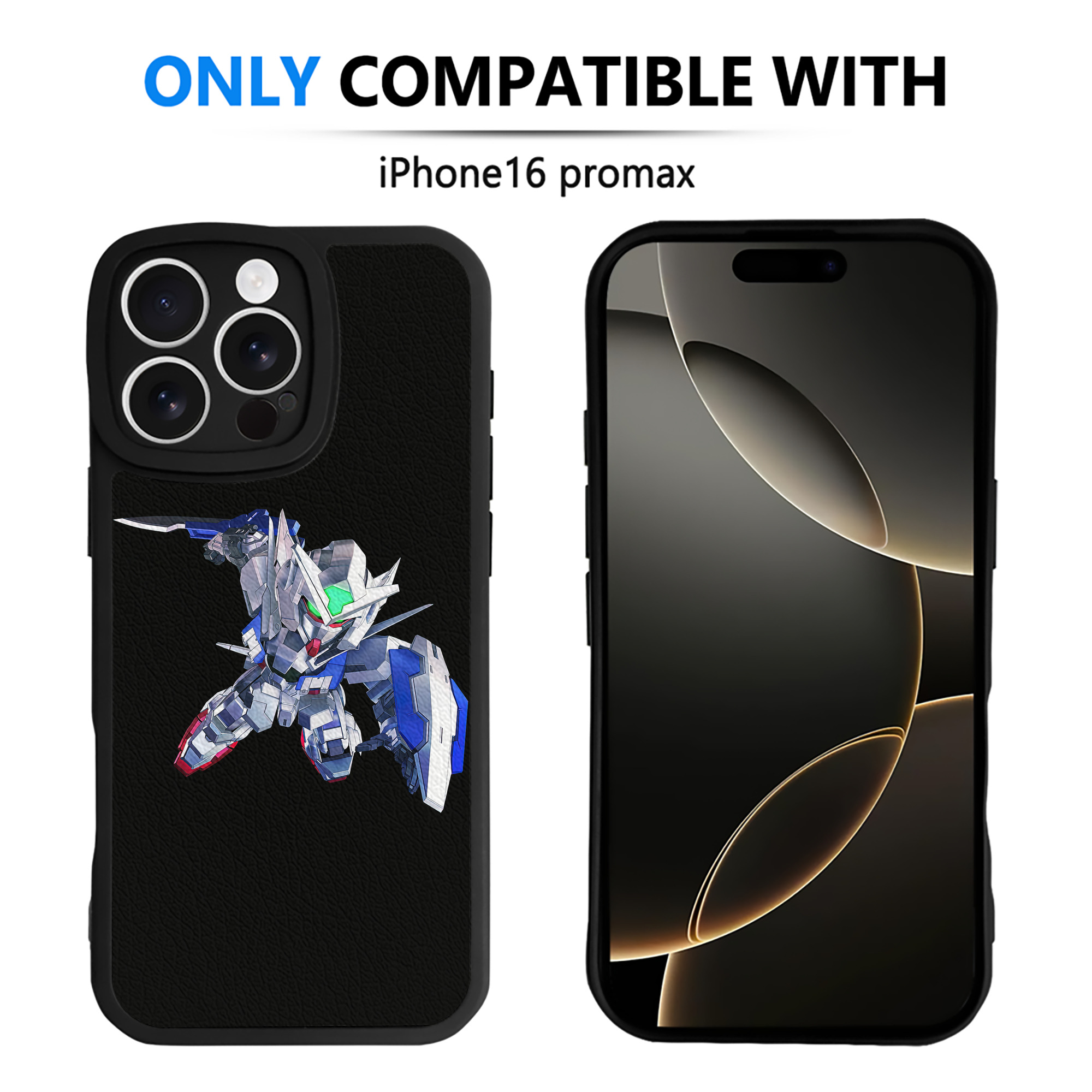 （画像用） 機動戦士ガンダム Mobile Suit Gundam 【iPhone 16シリーズ対応】シリコンスマホケース（レザー調） 材質：シリコン